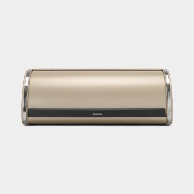 Brabantia Roll Top Bread Bin 44.5x26.2x17.3cm Steel Champagne 