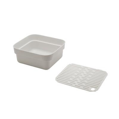 Brabantia Washing Up Bowl+DryTray Light Grey