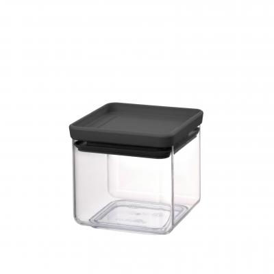 Brabantia Stackable SQ Canister 0.7L Dark Grey Lid
