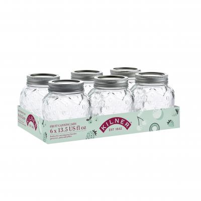 Kilner Strawberry Jar Set of 6 | 400ml