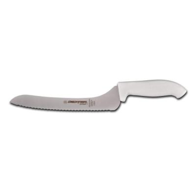 Dexter Russell SofGrip 9" Offset Scalloped Utlity Slicer 24423 SG163-9