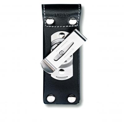 Victorinox Black Leather Pouch Lock Blade and Tools | 11.1cm Long