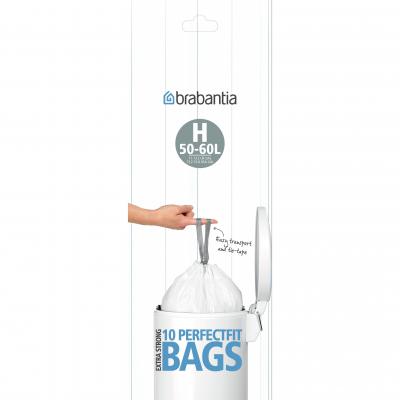 BRABANTIA PerfectFit Bags H 40/50/60L Roll | White