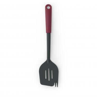 Brabantia Spatula Plus Fork | Aubergine Red