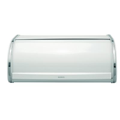 Brabantia Roll Top Bread Bin Large | Steel White