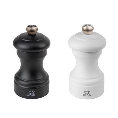 Peugeot Bistro Duo Salt & Pepper Mill White & Black Matte | 10cm