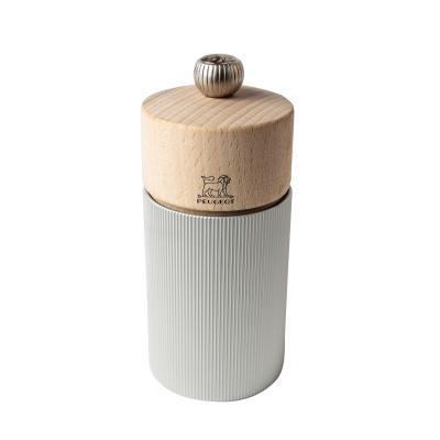 Peugeot Line Salt Mill Wood & Aluminium | 12cm
