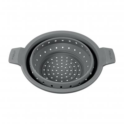 Pyrolux Collapsible Silicone Colander Grey | 16-20cm