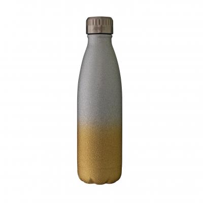 Avanti Fluid Stainless Steel Bottle | Glitter Ombre Champaigne Silver 500ml 