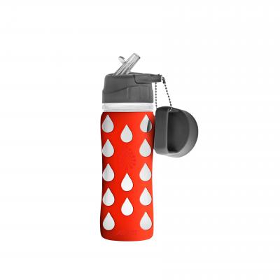Avanti Silicone Borosilicate Bottle | 700ml Red