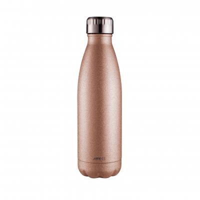 Avanti Fluid Bottle 500ML Glitter Rose Gold