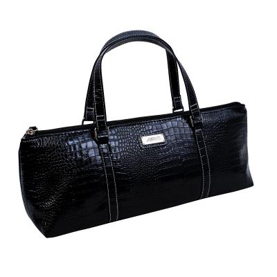 Avanti Insulated Wine Purse | Black Crocodile
