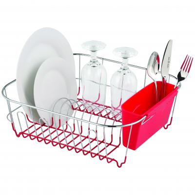 Avanti Large Slimline Dish rack | Red