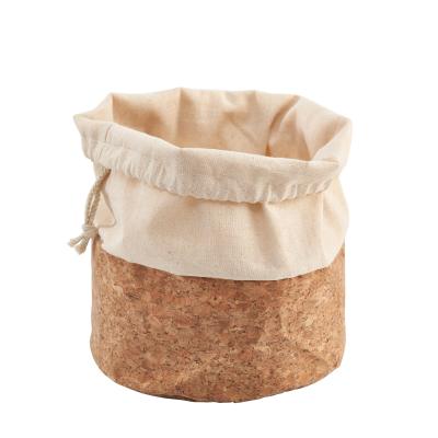 Karlstert Canvas Basket with String Large