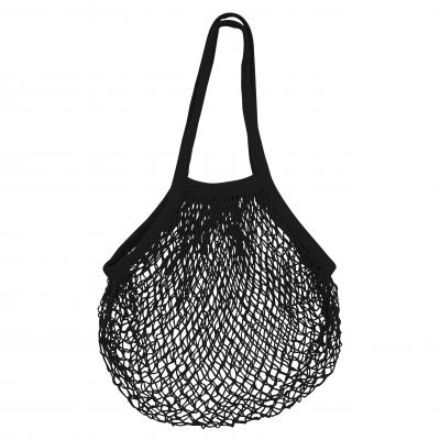 Karlstert Ecobags String bag Natural Cotton Long | Black