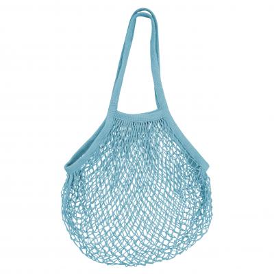 Karlstert Ecobags String bag Natural Cotton Long | Blue