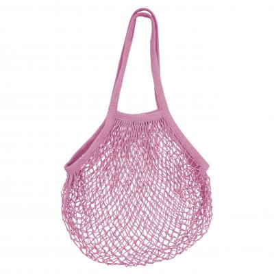 Karlstert Ecobags String bag Natural Cotton Long | Pink