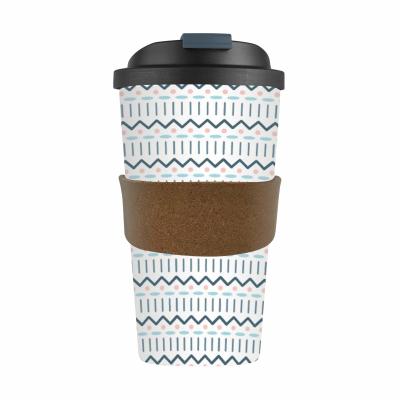 Karlstert "ZigZag" Travel Mug made of Corn & Bamboo Eco-Friendly 420ml