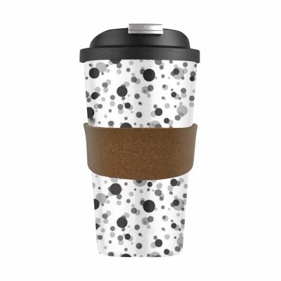 Karlstert "Spotty" Travel Mug made of Corn & Bamboo Eco-Friendly 420ml