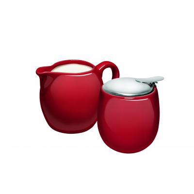 Avanti Camelia Milk & Sugar Set-Red
