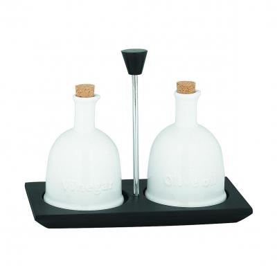 Avanti Ceramic Oil and Vinegar Set with Stand