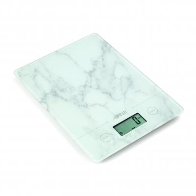 Avanti Compact Kitchen Scale White Marble