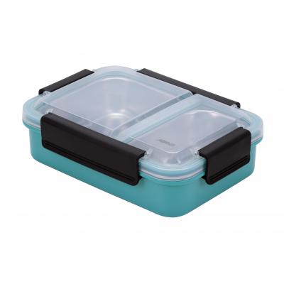 Avanti 2 Compartment Lunch Box | Turquoise