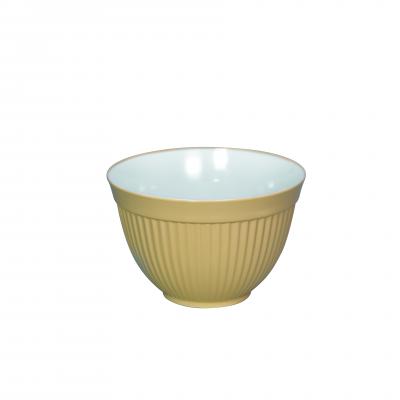 Avanti Melamine Ribbed Bowl 20cm/2l Buttercup