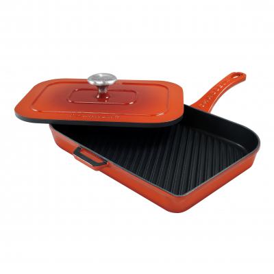Chasseur Inferno Red Panini Grill Pan 28cm