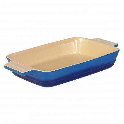 Chasseur La Cuisson Large Rectangular Baker  32 x 24 x 6cm/3 Litre | Blue
