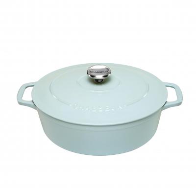 Chasseur Oval French Oven 27cm | Duck Egg