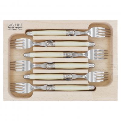 André Verdier Laguiole Debutant Ivory Dinner Fork | 6 Piece