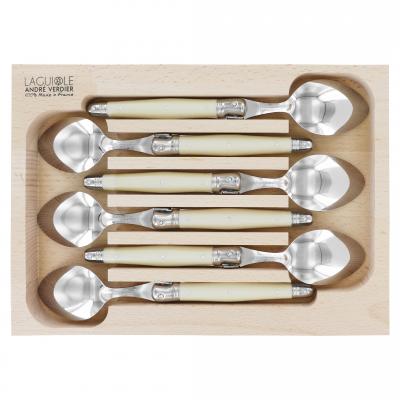 André Verdier Laguiole Debutant Ivory Dinner Spoon | 6 Piece