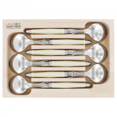 André Verdier Laguiole Debutant Ivory Soup Spoon | 6 Piece