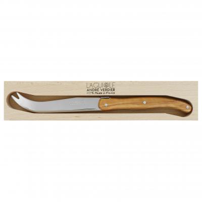 André Verdier Laguiole Debutant Olive Wood Large Cheese Knife | 1 Piece