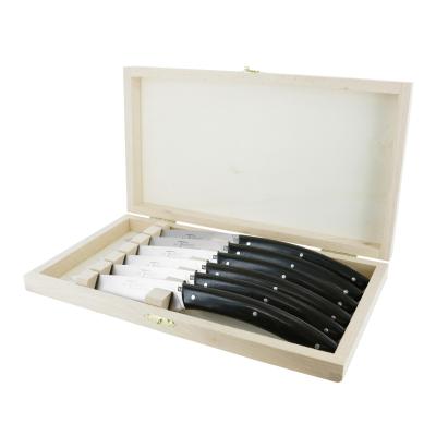 André Verdier Le Thiers Elegance Ebony Steak Knife | 6 Piece