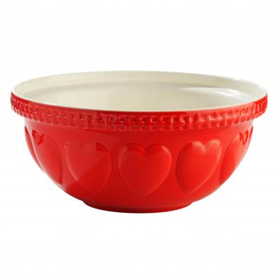 Mason Cash Hearts Red Mixing Bowl 29cm