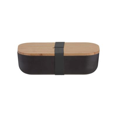 Typhoon Pure Black Bam Lunch Box 20X11cm