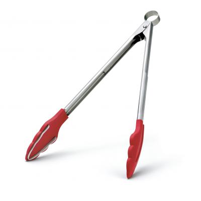 Cuisipro Tongs with Teeth Silicone Red 30.5cm