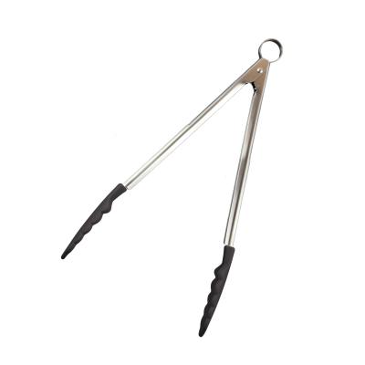 Cuisipro Silicone Locking Tongs | 24cm Black