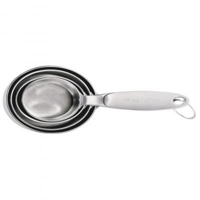 Cuisipro 4-Piece Measuring Cups | Stainless Steel