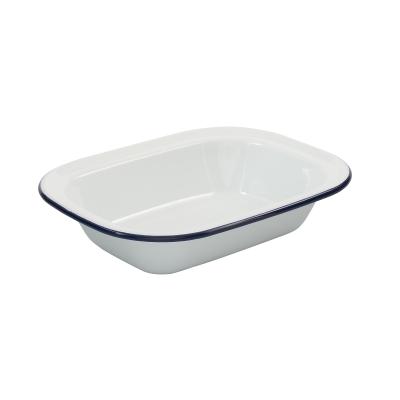 Bakemaster Enamel Rectangular Pie Dish | 26x19.5cm