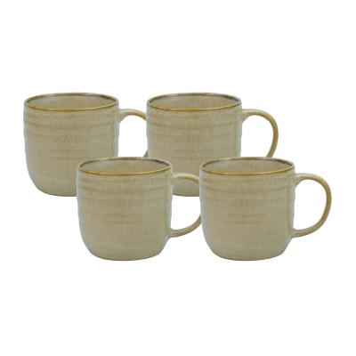 Bundanoon Classic Mug Textured Reactive Glaze 370ml | Set of 4