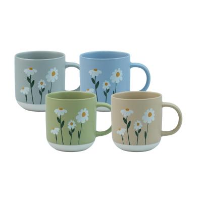 Bundanoon Classic Mug Daisy 365ml | Set of 4