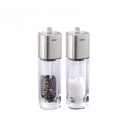 Gefu Dueto Salt Pepper Mill Set 4.6x4.6x17.7cm