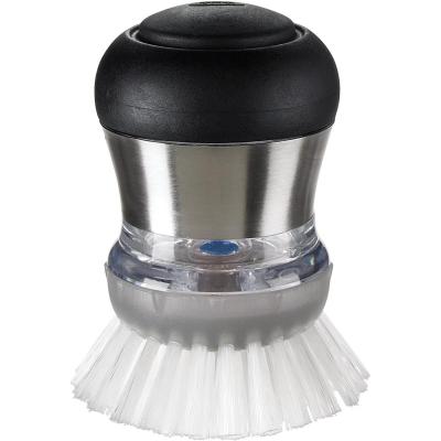 OXO Good Grips Steel Soap Dispensing Palm Brush