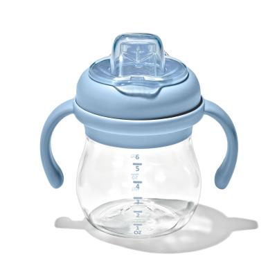 Oxo Tot Grow Soft Baby Spout Cup with Removable Handles | Dusk