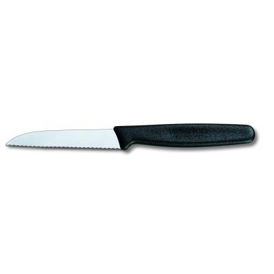 Victorinox Paring Knife Blade Wavy Edge Nylon 8cm | Black