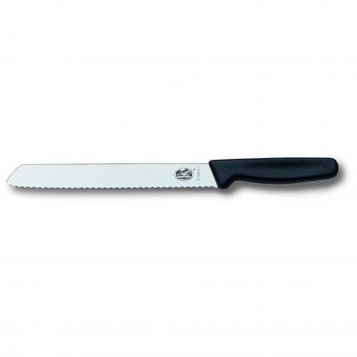 Victorinox Bread Knife Wavy Edge Blade Nylon 18cm | Black