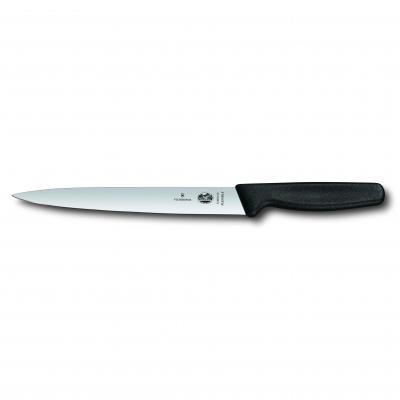 Victorinox Filleting Knife Wide Flexible Blade Nylon Hang Sell 16cm | Black